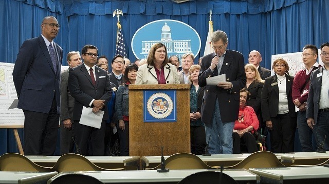 Press Conference in the Governor's Press Room on AB 1147: The Massage Therapy Reform Act (Photo: California State Assembly)