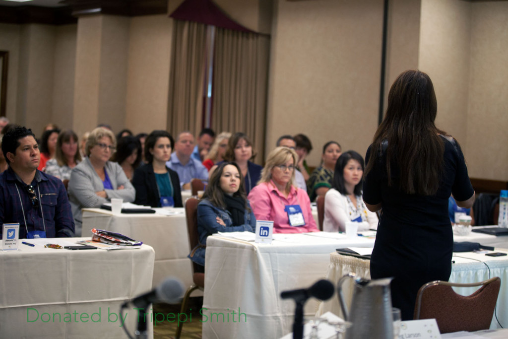 Rumi Portillo speaks during a session (Photo courtesy Tripepi Smith & Associates)