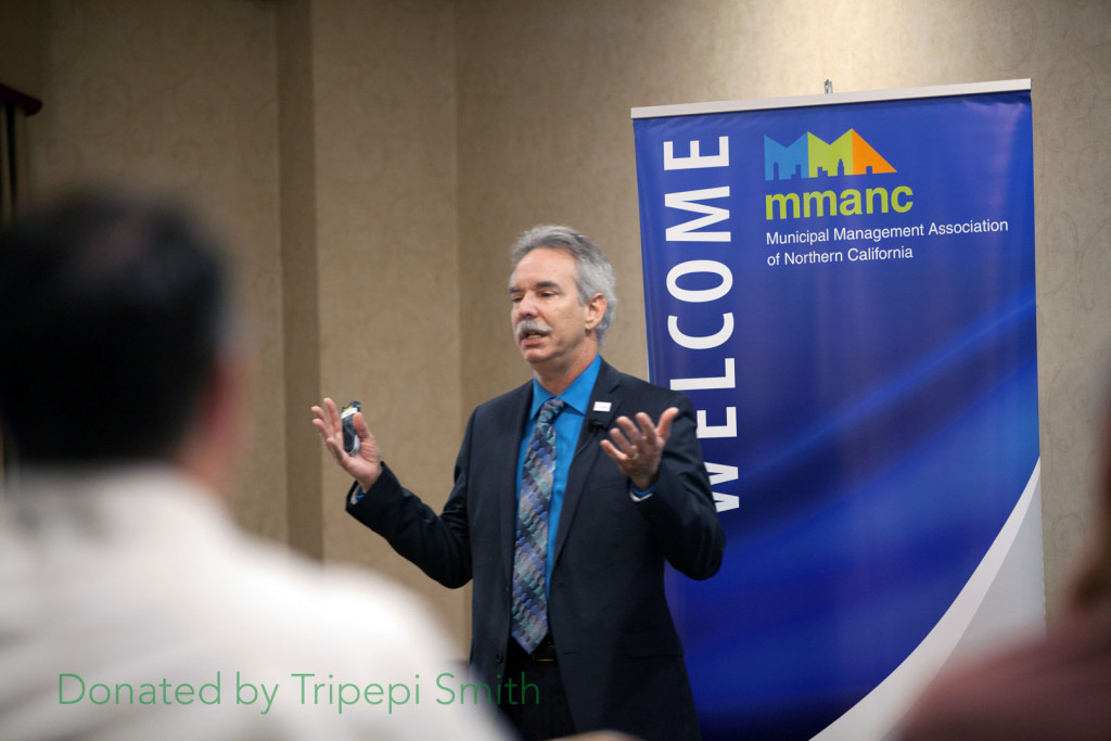 Livermore City Manager Marc Roberts talks about land use at the MMANC Annual Conference in Sacramento, October 2015